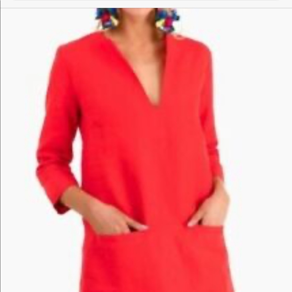 NWT Emerson Fry Mod dress in red linen